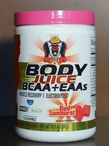 Body Juice Bcaa and Eaas - Electrolytes - Muscle Recovery - Hydration - Sugar free -5g Amino Blend - Energy