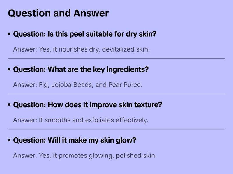 Pear & Fig Polishing Enzyme Peel