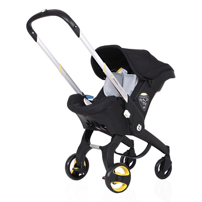 (No Base)Baby Stroller with Free Bag ,Newborn Stroller,Foldable Stroller Legs,Equipped with Chest Clip,One-Click Contraction Function,Alloy Metal Material,4-wheel Travel Toddler Stroller