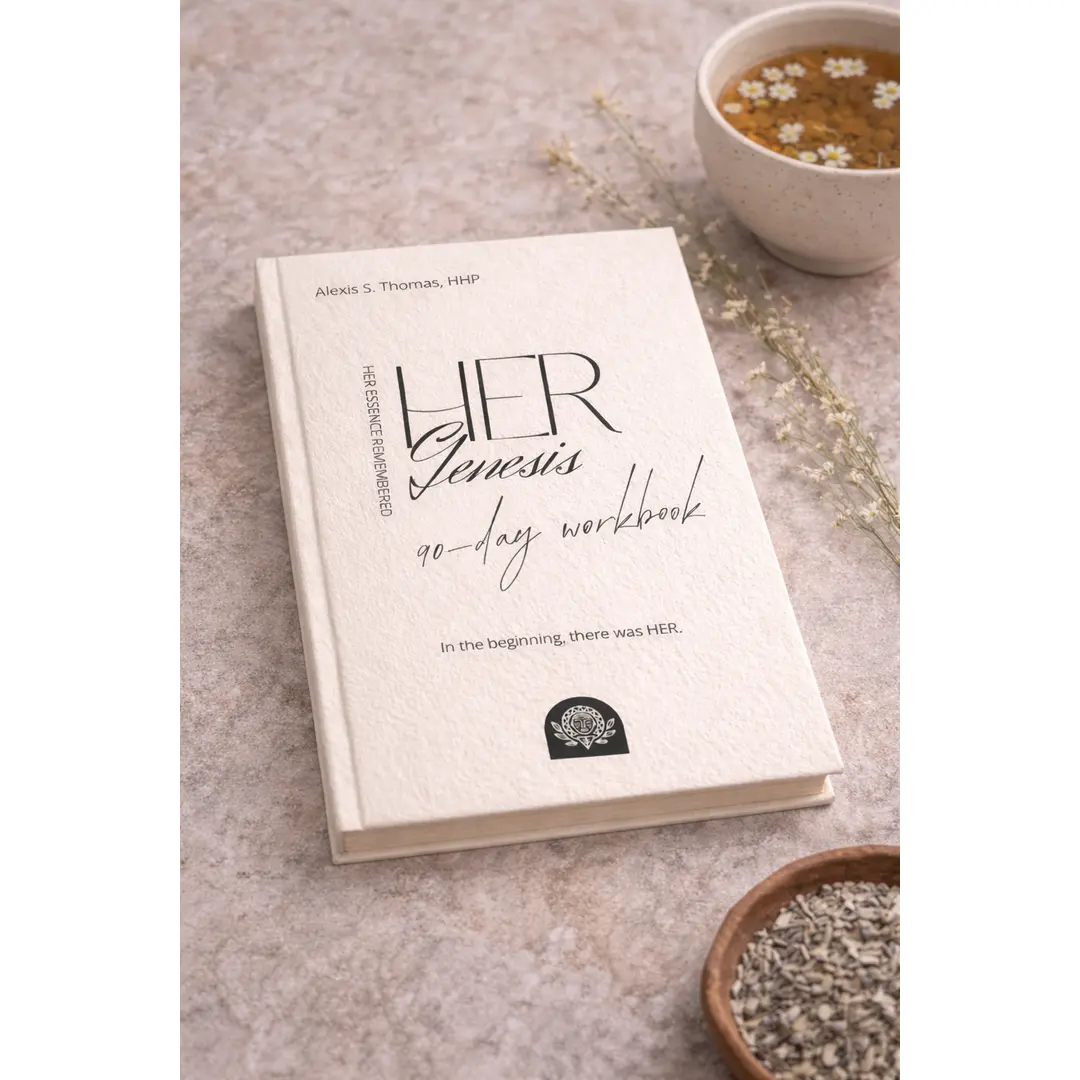 HER Genesis — 90-Day Healing Journal + Guided Reset (Neuroscience + Five-Body Method + QR Audio)