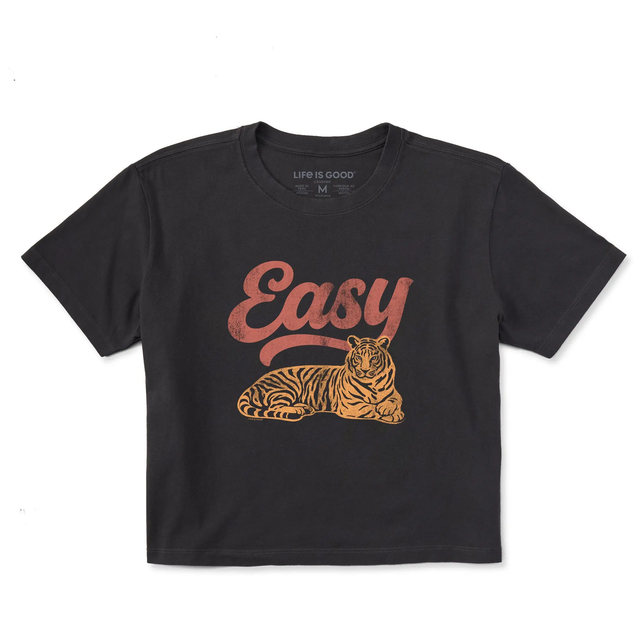 Women's Easy Tiger Short Sleeve Crusher Boxy Tee