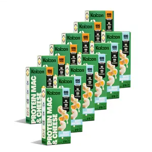 Kaizen Food Company Mega Mac & Cheese Bundle - 24g Protein, 9g Net Carbs, Gluten-Free, Non-GMO, Low Carb Pasta, Macaroni, High-Protein Comfort Food