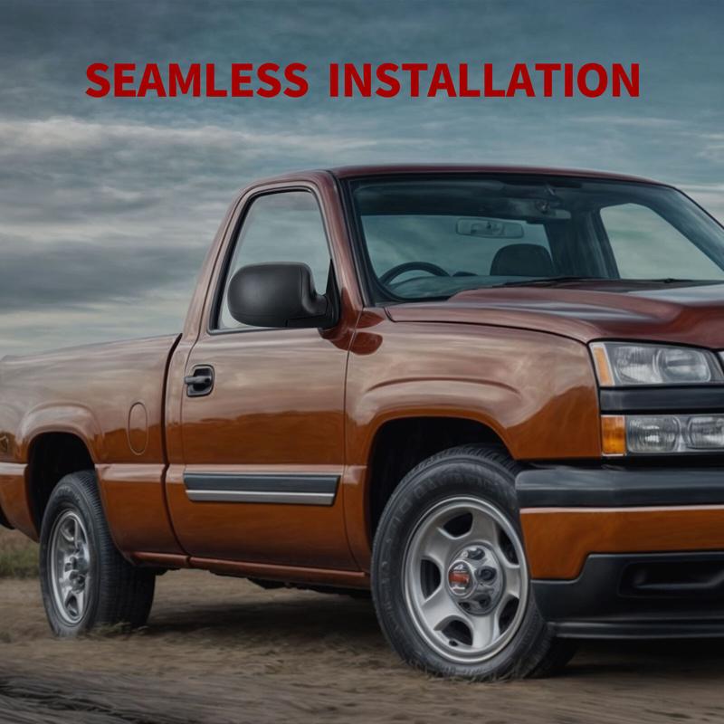 【Springtok】YITAMOTOR Right Passenger Side Tow Mirror with Electric Heated and Power-Adjustable Glass, Compatible with 2003-2006 Chevy Silverado Suburban Avalanche Tahoe GMC Sierra Yukon Left/Right