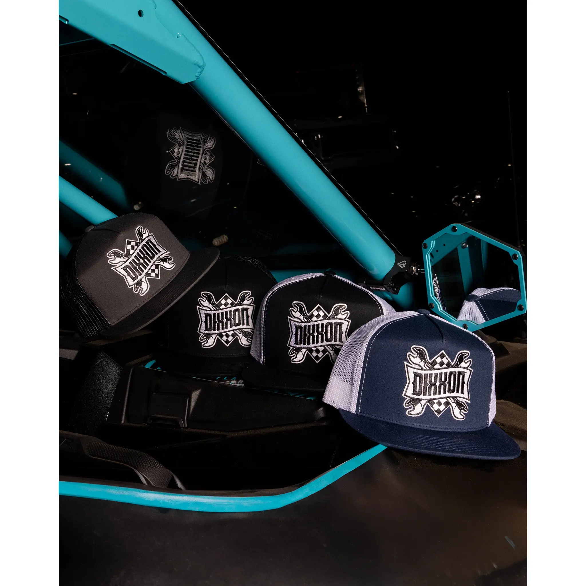 Pit Crew Flat Bill Trucker Snapback