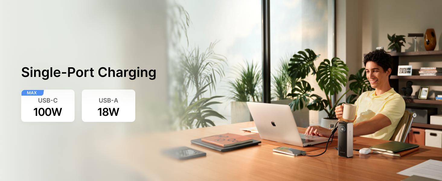 【Exclusive TikTok Gift】ECOFLOW Rapid Power Bank, 25,000mAh, 170W, 100W Built-in and Retractable Cables, Portable Charger with Triple 100W USB-C Port, Compatible with iPhone Series, Samsung, Laptop and More, Silver Travel Battery Pack