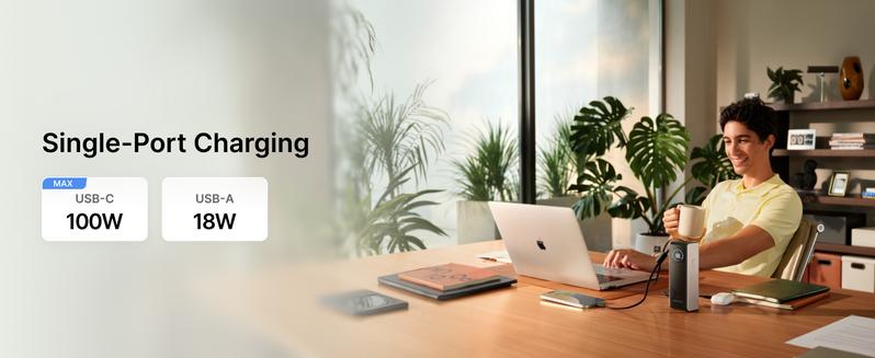 【Exclusive TikTok Gift】ECOFLOW Rapid Power Bank, 25,000mAh, 170W, 100W Built-in and Retractable Cables, Portable Charger with Triple 100W USB-C Port, Compatible with iPhone Series, Samsung, Laptop and More, Silver Travel Battery Pack