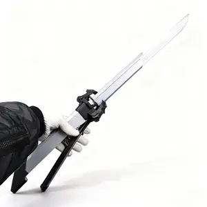 Game Inspired Retractable Folding Cosplay Prop 1:1 Scale Mechanical Action Display Model with Rotating Deployment Feature