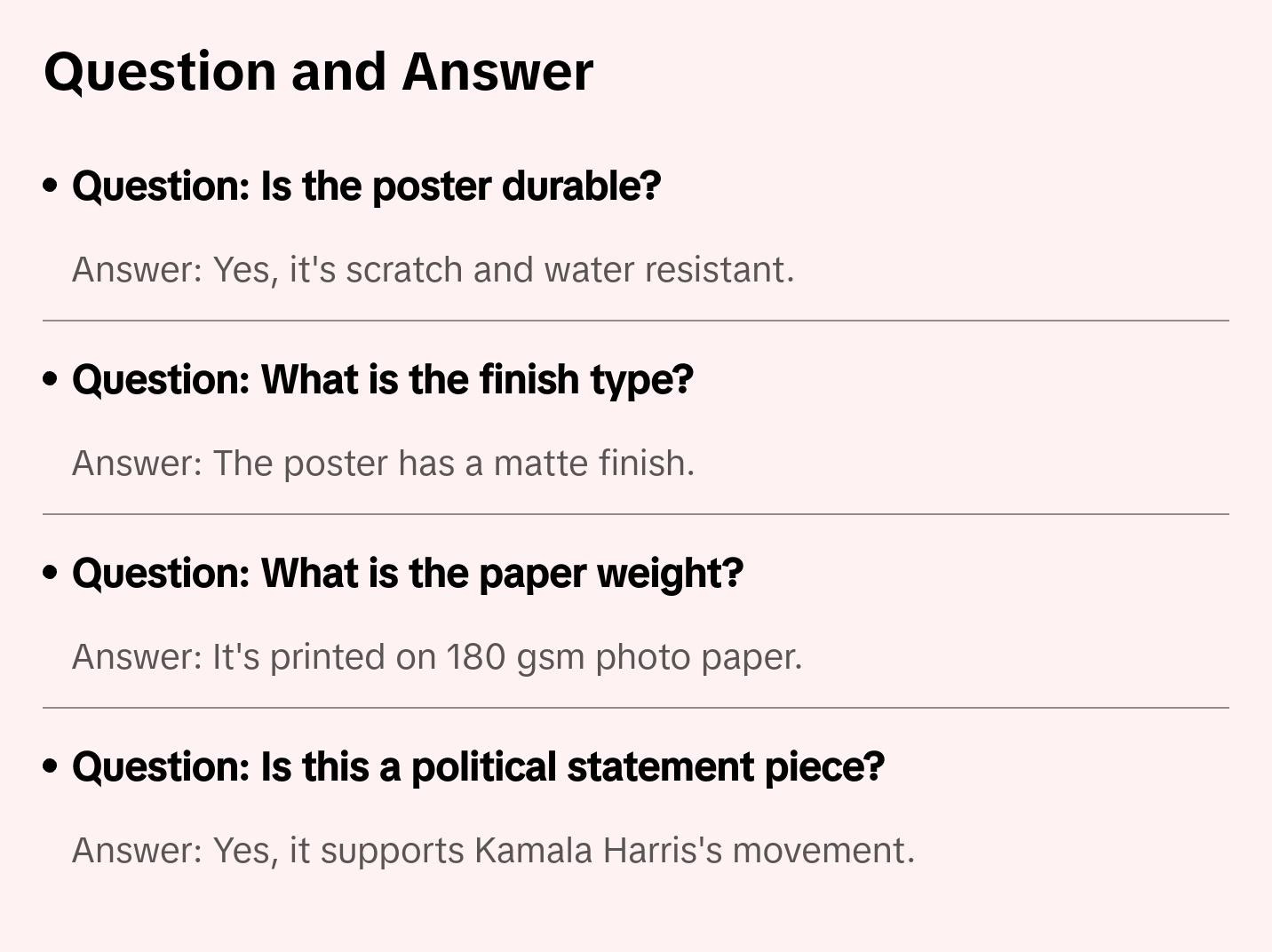 Kamala Poster Coconut Tree - Kamala Harris 2024 Merch Matte Poster