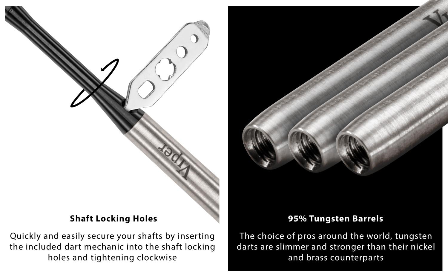 Viper Sinister Darts 95% Tungsten Soft Tip Darts Grooved Barrel 18 Grams Viper Sinister Darts 95% Tungsten Soft Tip Darts Grooved Barrel 18 Grams