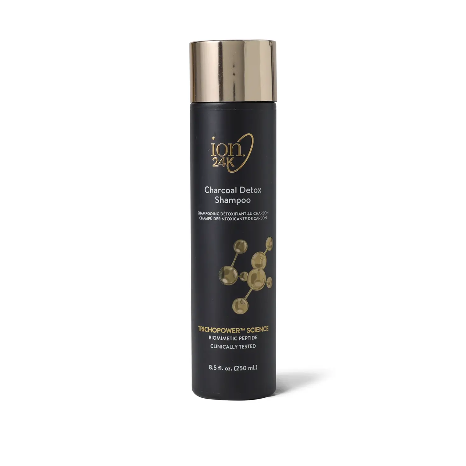 ion 24K Charcoal Detox Shampoo, gently lifts impurities, odors and product buildup, 8.5 Fl Oz