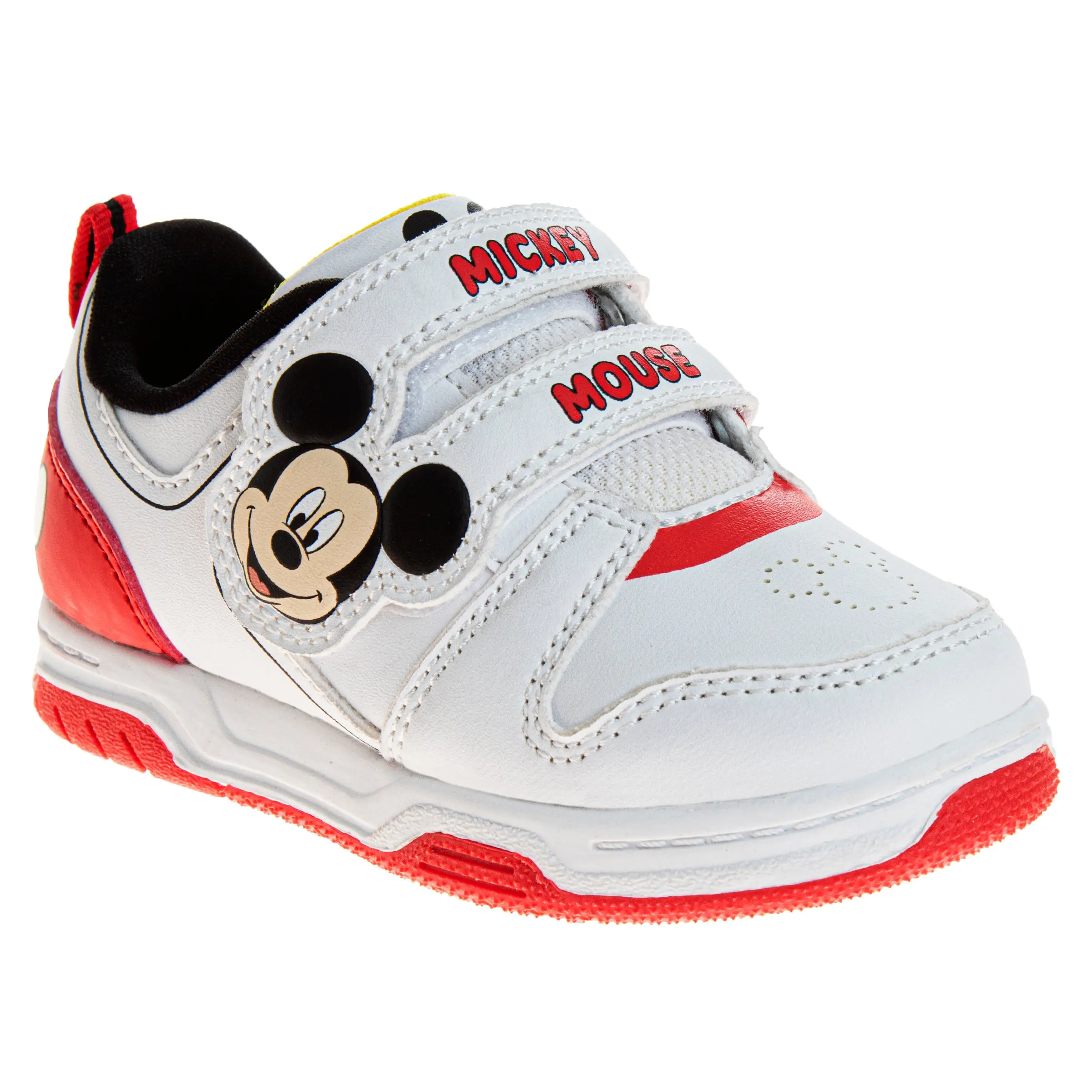 Toddler Boys Mickey Mouse Hook and Loop Sneakers Toddler Boys Mickey Mouse Hook and Loop Sneakers