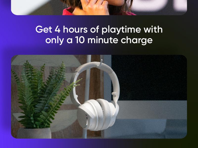 Wyze Headphones — #1 Over-Ear Headphones on TikTok, Active Noise Cancellation Bluetooth Audio Earphones, Lightweight, Aux Cord, Rich Bass, Android iOS