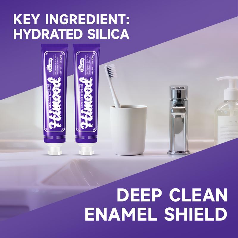 Himood Botanical Fusion Gentle Whitening Toothpaste 100g - Natural Extracts for Soothing Care & Gum Strengthening - Deep Cleaning & Stain Removal - Buy 3 Get 13 Free Gifts