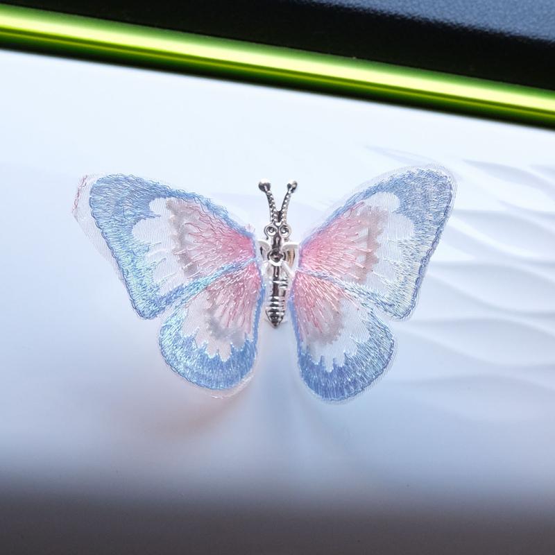 3D Metal Butterfly Car Decorations (Set of 6) | car Accessories for Interior Styling, Gift for friends, holiday decorations for bike – Universal Fit