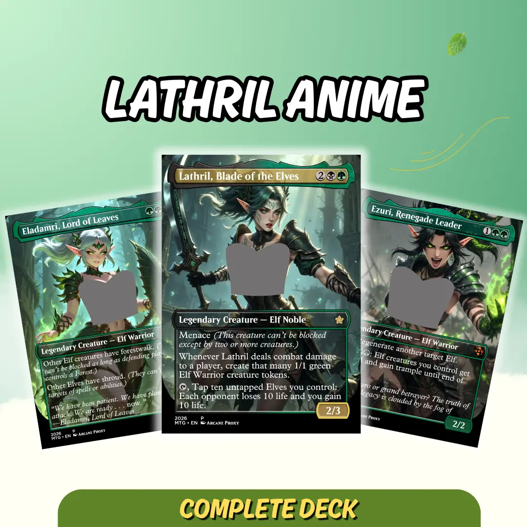 jurassic park mtg cards Lathril, Blade of the Elves – Commander Deck main image 1