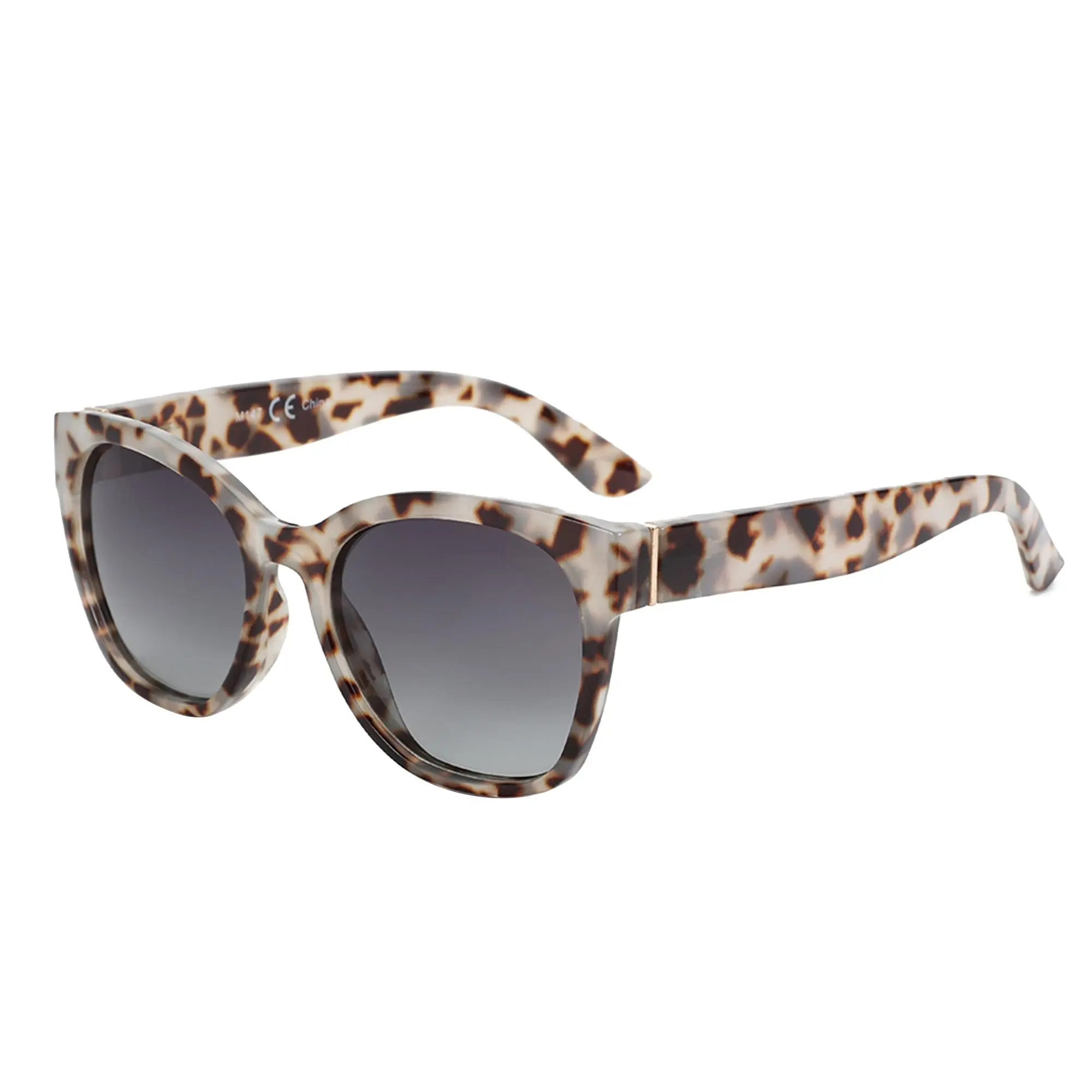 ZENOTTIC Women's Cateye Polarized TAC Plastic Sunglasses - Oversized Full-Rim UV400 Protection Retro Fashion Glasses, 1-Piece Design, Microfiber Pouch, Outdoor Summer Seaside Gift, Female Fashion Accessories