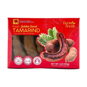ASIAN BEST Sweet Tamarind Paste - Authentic Thai Sour Fruit Pulp, 454g (1 lb) - Natural Flavoring for Cooking & Beverages