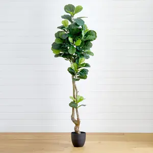 78” Fiddle Leaf Artificial Tree (Real Touch)