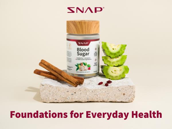 Snap Supplements - Blood Sugar Blend - 30 Servings - Natural Supplement Capsules Fitness Edible