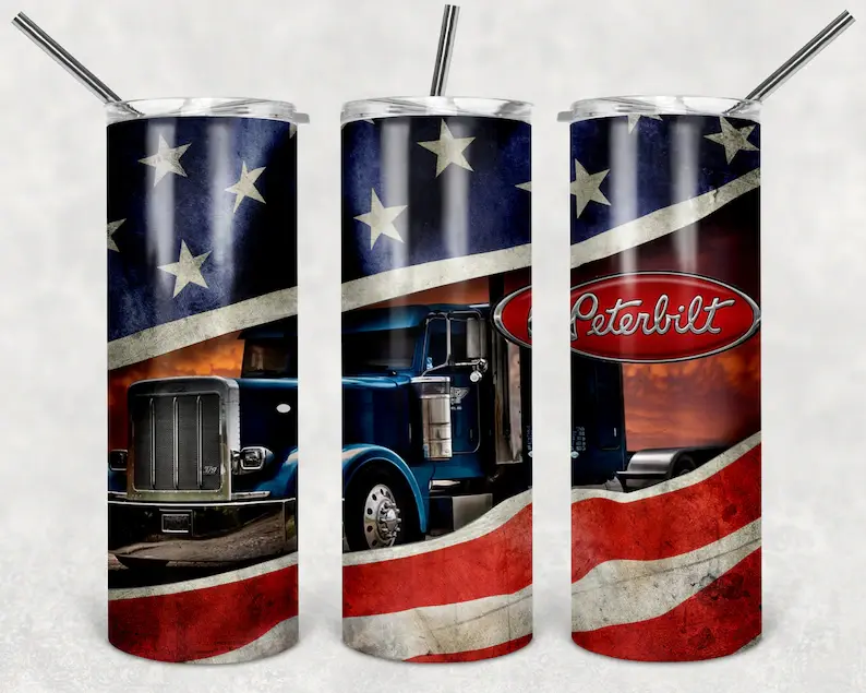 Peterbilt 20oz Stainless steel Tumbler