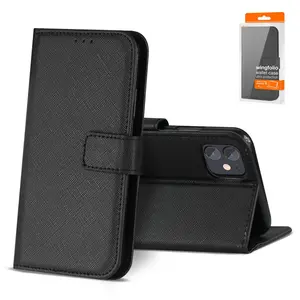 IPHONE 12 MINI Compatible Slim Stand Case with Card Holder Slots APPLE IPHONE 12 MINI In - Crystal Clear Protection by CELL DEMAND