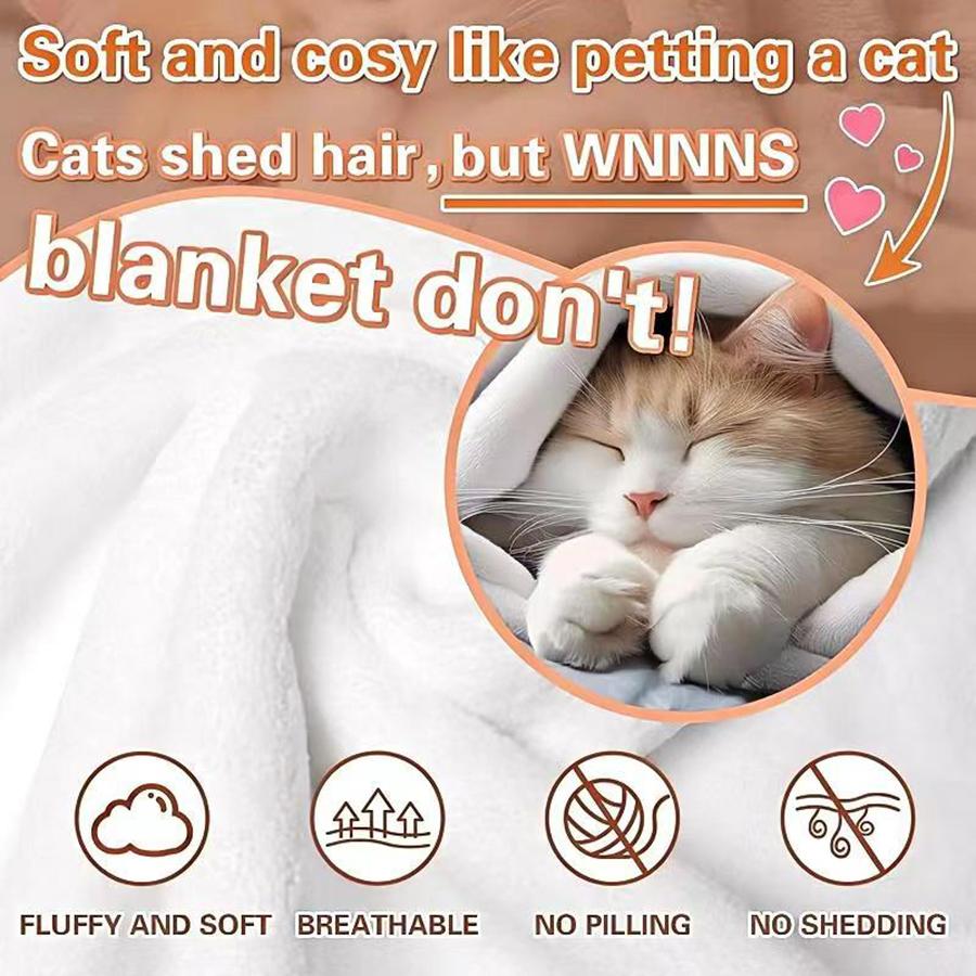 Duck Pattern Blanket, Soft Warm Throw Blanket, Air-conditioned Room Blanket, Warm Nap Blanket for Home Office Travel Camping bed sofa couch room decoration