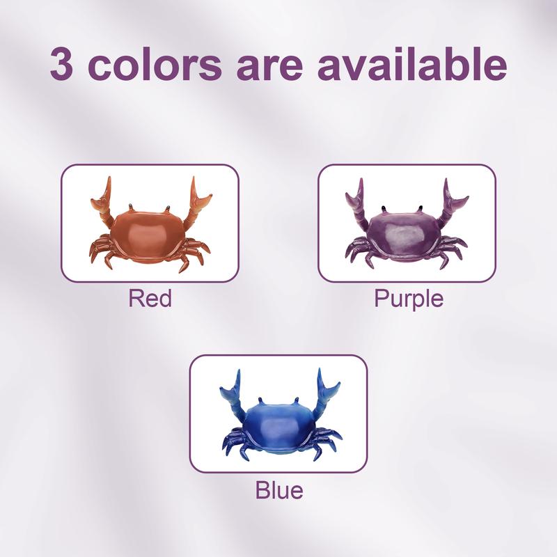 [Free!!ship] Realistic Weightlifting Crab Pen Holder 1 PCS Crab Statue Pen Holder Office Home Decor Ornament for Pens Glasses Cutlery Makeup Brushes Lipsticks