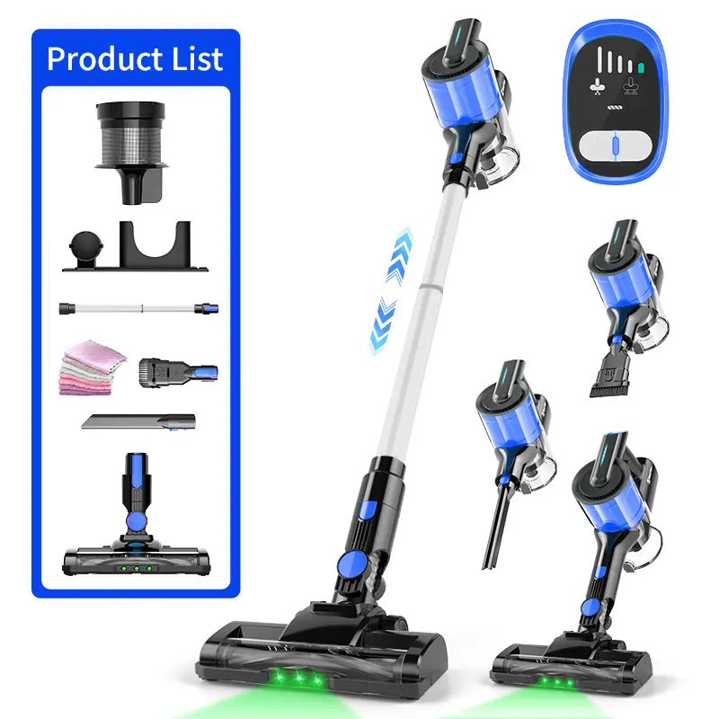 Hearten Cordless Vacuum Cleaner-CR208 Lightweight Stick Vacuum