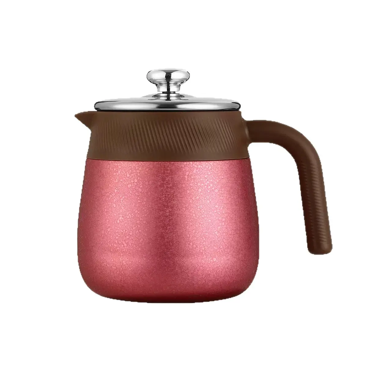 2026 New Insulated Teapot with Titanium Alloy Cover, Premium Luxury Tea-Water Separation, Large Capacity Perfect Teapot for Kitchen, Home & Travel Daily Use, Insulation, Modern