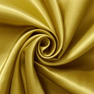 Olive-Gold Charmeuse Satin Fabric | 100% Poly- Apparel Fabric