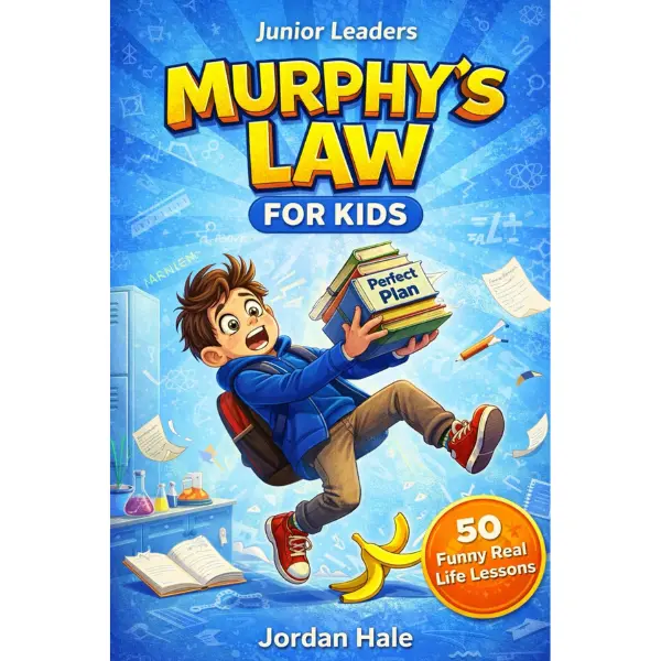 Junior Leaders: Murphy’s Law for Kids - Funny Coping Skills Book for Ages 7-12, 50 Fast-Lesson Format Lessons, School & Classroom Friendly, Counseling Office Ok, Handling Things Going Wrong