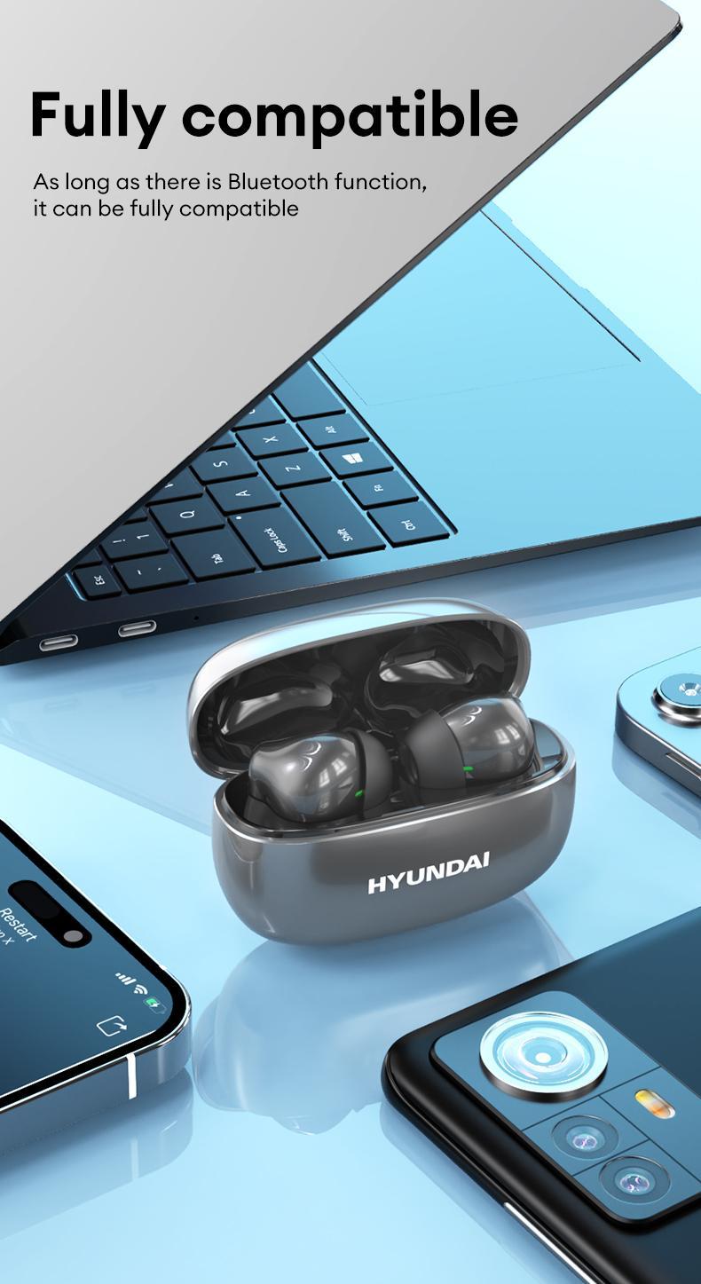 HYUNDAI Y10 Supports 169‑Language Translation Wireless Bluetooth Headphones For Playing Music And Phone Call Fit Ear Design Comfortable To Wear, with Audio Earbuds for Music & Phone Calls HYUNDAI Y10 Supports 169‑Language Translation Wireless Bluetooth Headphones For Playing Music And Phone Call Fit Ear Design Comfortable To Wear, with Audio Earbuds for Music & Phone Calls