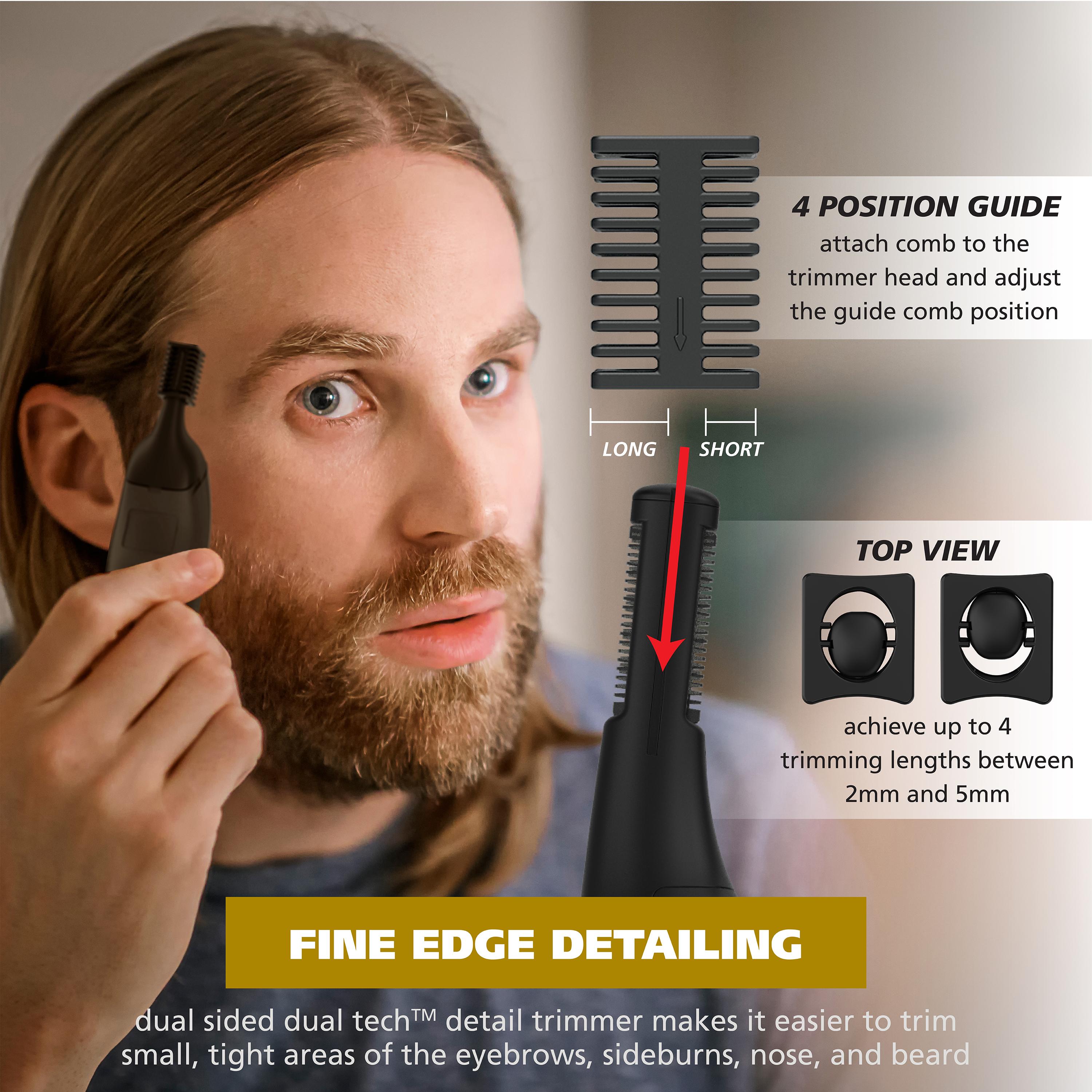 Wahl Manscaper Tool Box All in One Cordless Lithium-Ion Powered Full Body Trimmer With 4 Attachment Heads – Model 3024523