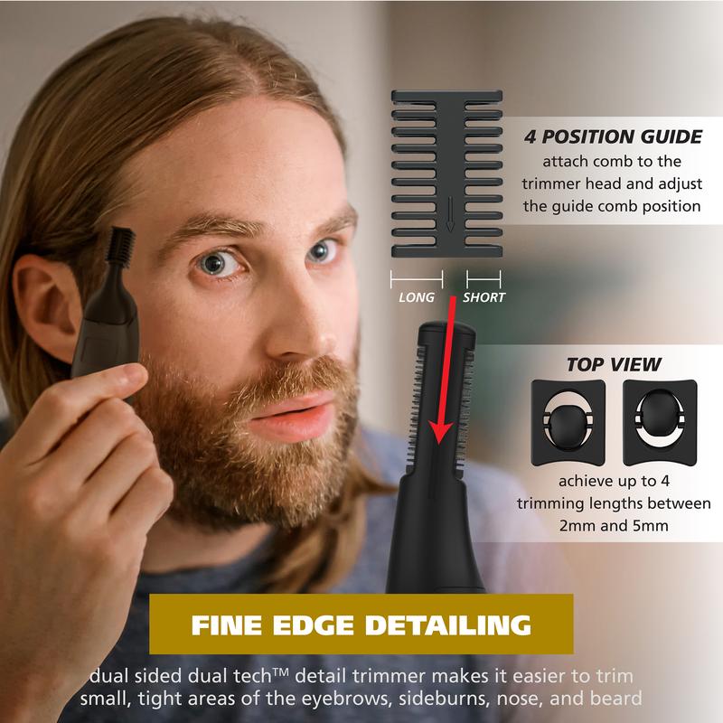 Wahl Manscaper Tool Box All in One Cordless Lithium-Ion Powered Full Body Trimmer With 4 Attachment Heads – Model 3024523