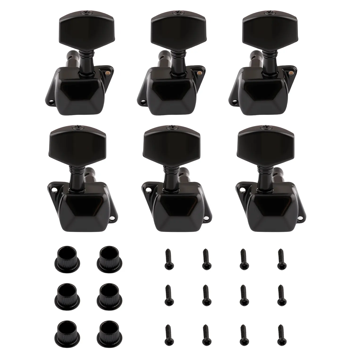 OLETONE Semiclosed Tuners Guitar Machine Heads Tuners Tuning Pegs 3R3L OLETONE Semiclosed Tuners Guitar Machine Heads Tuners Tuning Pegs 3R3L