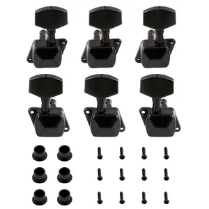 OLETONE Semiclosed Tuners Guitar Machine Heads Tuners Tuning Pegs 3R3L OLETONE Semiclosed Tuners Guitar Machine Heads Tuners Tuning Pegs 3R3L