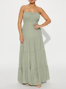 Juliette Tube Maxi Dress - Sage