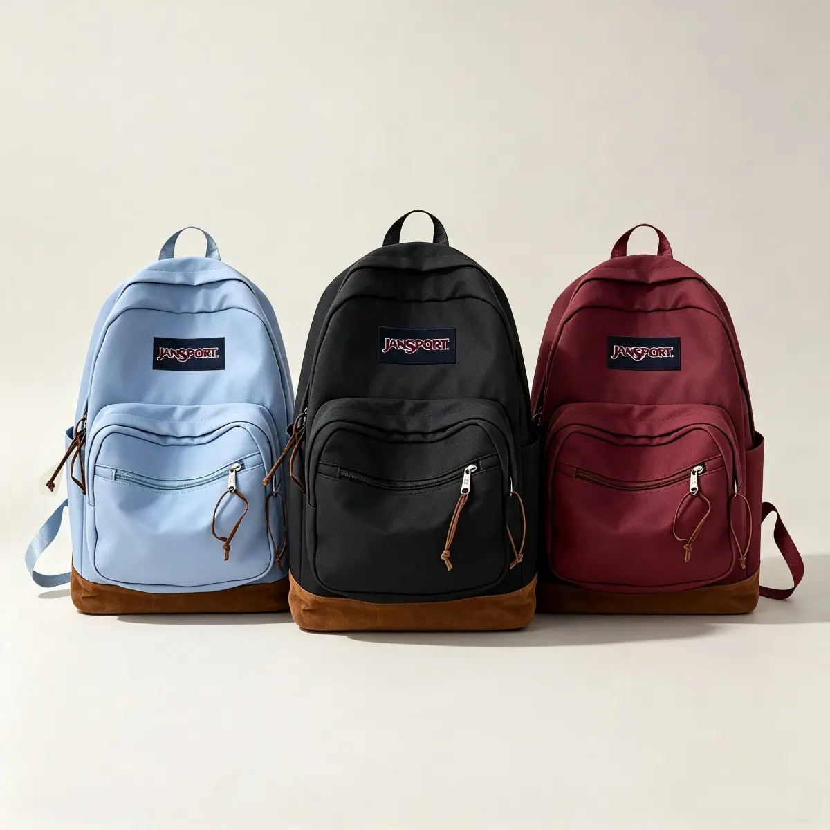 JanSport Cross Town Backpack - Simple Bag for Everyone with 1 Main Compartment, Front Utility Pocket - Premium Class Accessories - Black