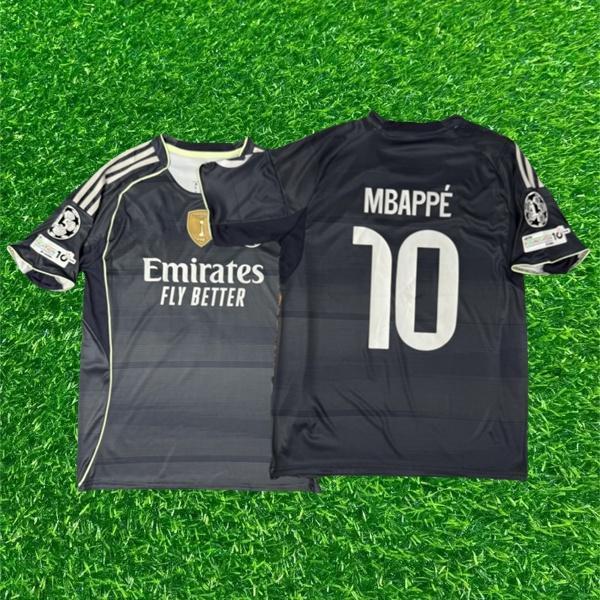 2526 Home White Short-Sleeve Jersey No. 10 Mbappé Soccer Jersey