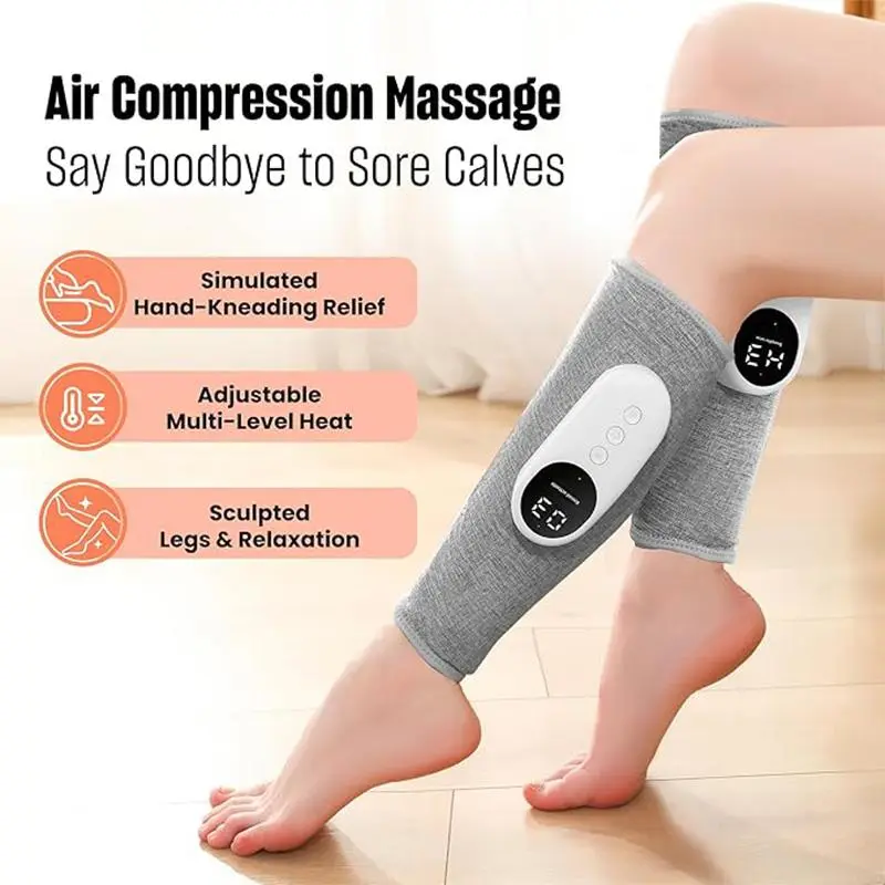 1PC Temperatures & 3 Strengths Dual-purpose Leg Massager Warming & Massage Air Compression Multifunctional Cordless Suitable For Foot Leg Thigh & Knee 1Pc massage machine,back to school,back to school haul