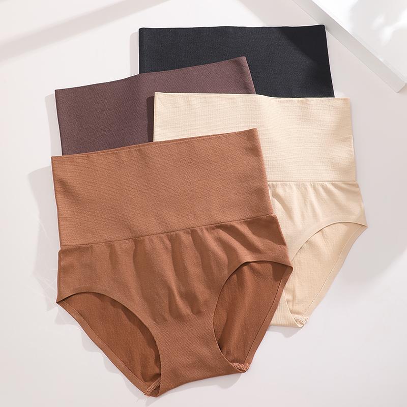 FINETOO 4Pcs Women's Breathable Underwear, Moisture Wicking Keeps You Cool & Comfortable, Available in Plus Size