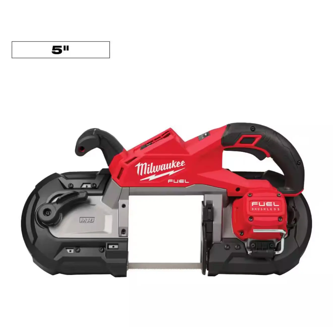 Milwaukee M18 FUEL Deep Cut Band Saw (2929-20) - Cordless Heavy Duty Power Tool with Brushless Motor, Blade for Metal Cutting, Faster Cuts, Enhanced Control for Installed Materials