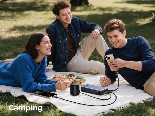 UGREEN Nexode Power Bank 20000mAh 45W with Built-in Cable, Fast Charging Portable Charger for iPhone 17 Pro/Samsung S25 Ultra/iPad Pro, 3-Port External Battery Pack with Digital Display, Travel Ready