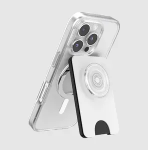 popsockets White MagSafe Kick-Out PopWallet+ & Stand