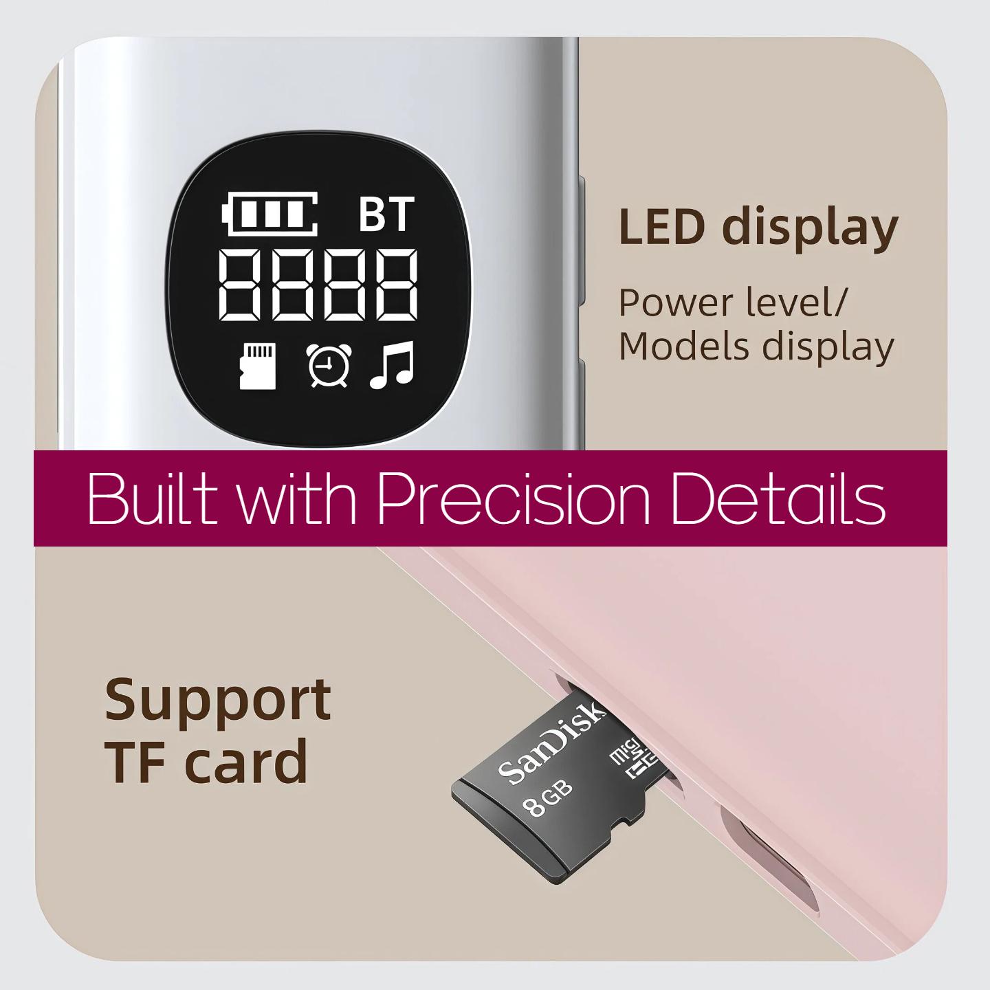 Wireless Bone Conduction Sleep Speaker - Ultra-Thin Under-Pillow Music Box, White Noise Sleep Aid, Directional Sound Transmission Without External Disturbance, BT5.4, TF Card, Timer, Long Battery Life, Portable Design, Perfect Sleep Aid Gift