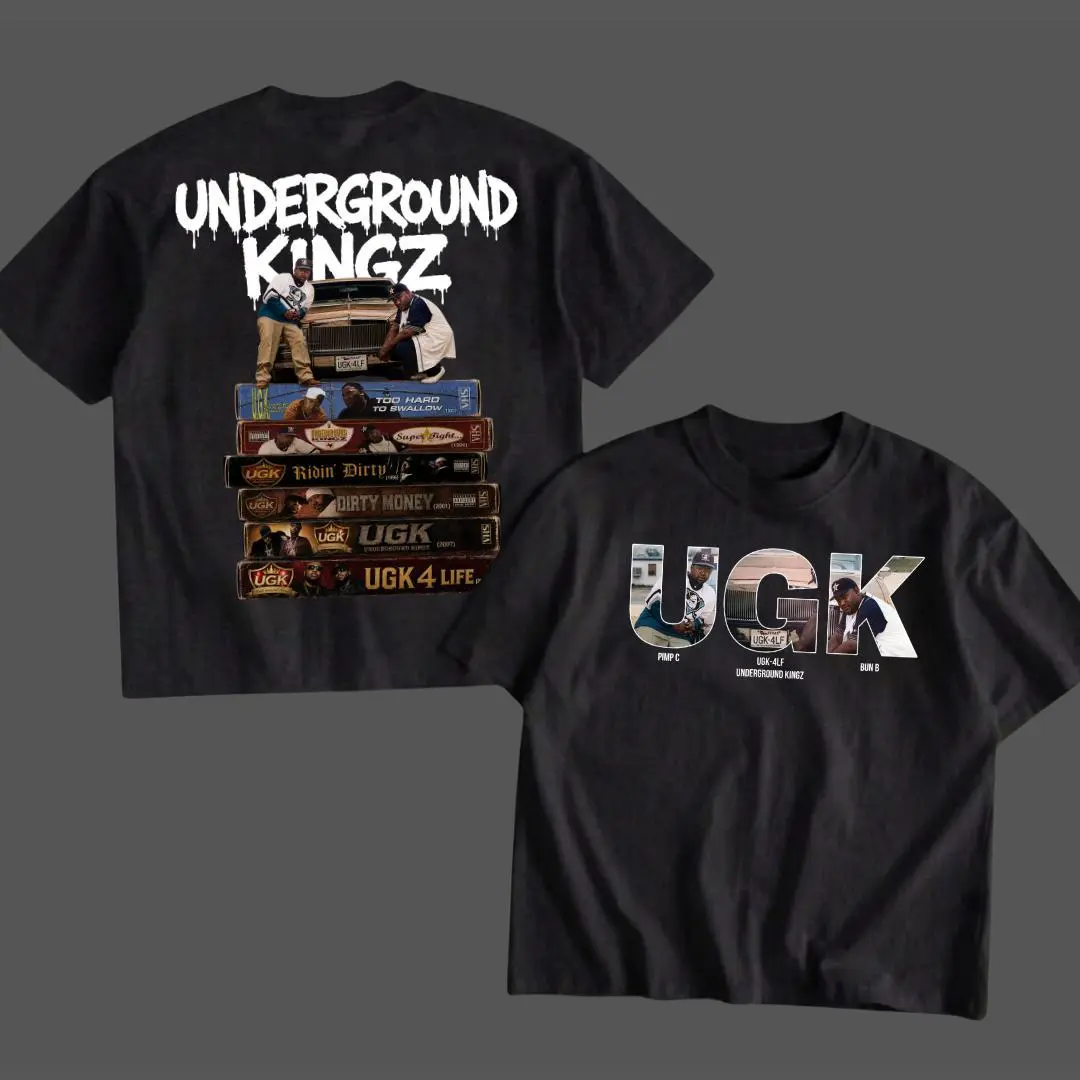 Vintage UGK Album T-shirt, Underground Kingz Graphic tee, Hip Hop Music Band Shirt, Vintage Album T-Shirt, 90s Rap Streetwear Gift, Vintage Hip Hop Graphic Tee, Unisex Shirt, Gift For Fan, For Men, For Women, Full Size, Full Color, MADE
