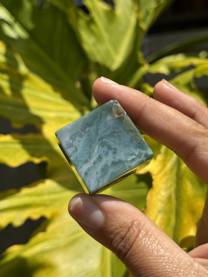 Moss Agate Crystal Free Forms