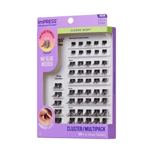 imPRESS Pre-Glued Lash Clusters Multipack - Classic Wispy