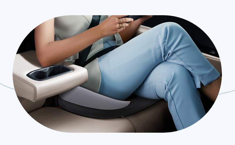 Benazcap Comfortable Office Chair Cushion, Memory Foam Coccyx Pain Relief Pad, Back Support Pillow, Non-Slip Design Ergonomic,Christmas gifts