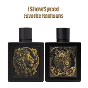 IShowSpeed Favorite Rayhaans Bundle 2 Piece for Unisex (3.4 Ounce, Rayhaan Lion Eau de Parfum Spray + 3.4 Ounce, Rayhaan Tiger Cal Cologne Edition Extrait de Parfum Spray)